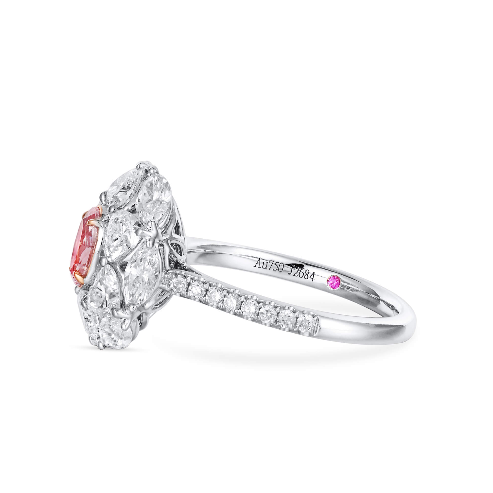 Pink Diamond Oval Ring – CW Jewels